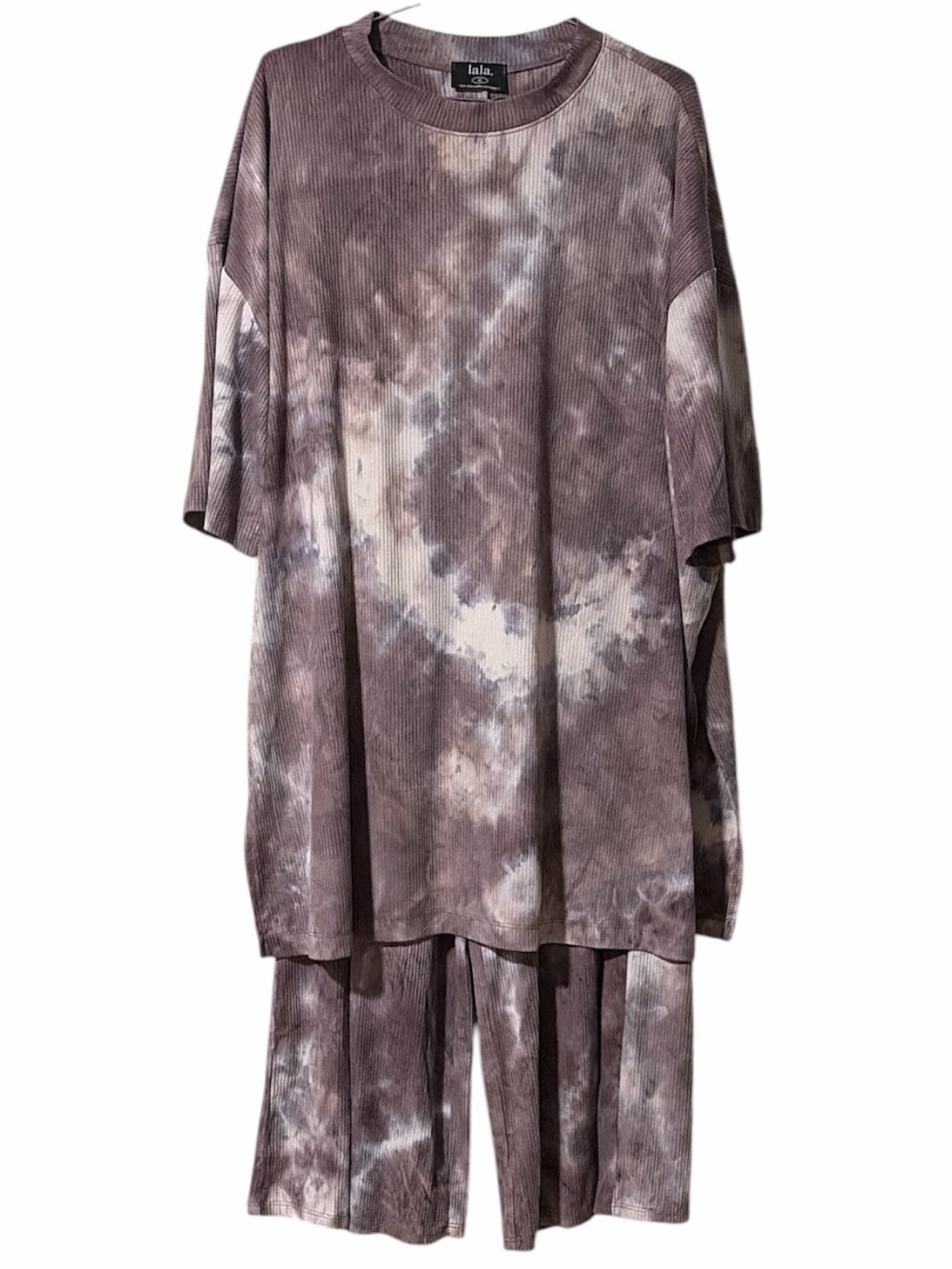 Dressed in Lala Lex Ribbed Top & Pants - Plum Vintage - Picture 3 of 8